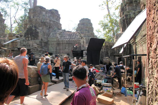 Man durfte immer nur in den Drehpausen in diesen Tempelbereich. Hier wurde vor Jahren übrigens auch der Film 'Tomb Raider' mit Angelina Jolie gedreht.