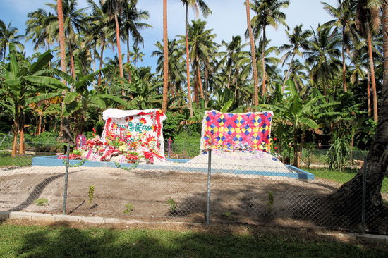 Große farbenfrohe Matten sind ebenfalls sehr beliebt.