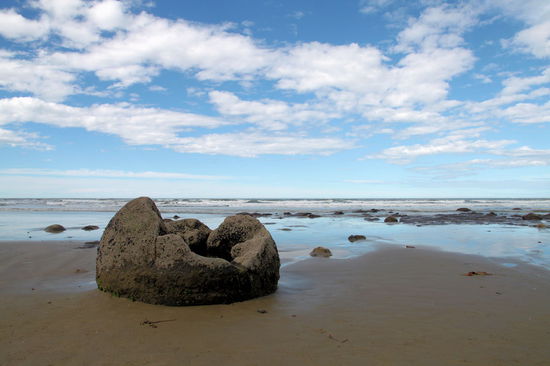 Einige sind 'angenagt' und bereits stark erodiert.