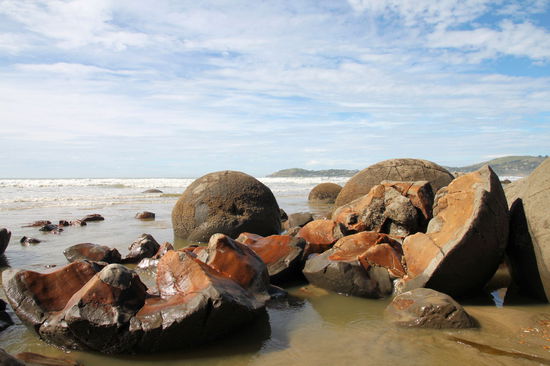 Auch aufgebrochen machen die Boulders noch einen guten Eindruck.