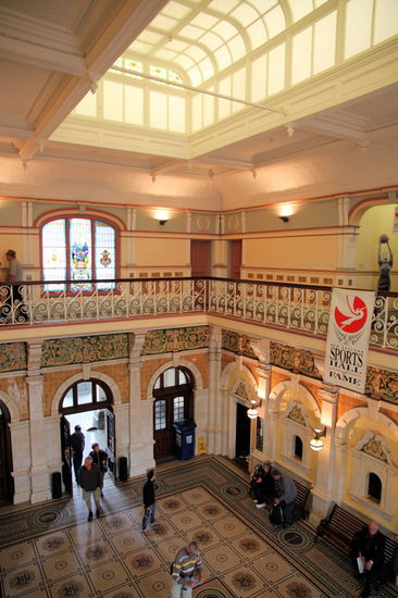 Die Haupthalle des Bahnhofs von Dunedin.