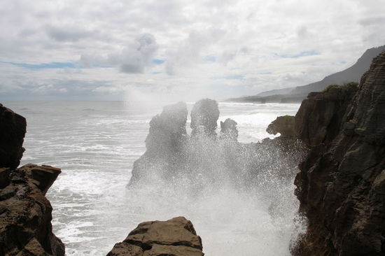 Auch hier sieht man die Kraft der Wellen.