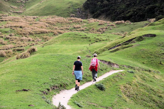 Die Ladies vorneweg. Da ich immer so viele Fotos machte, lief ich größtenteils hinterher. 