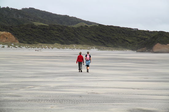 ... zogen die Damen bereits weiter ...