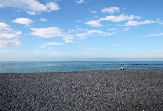 Der Strand in Kaikoura.