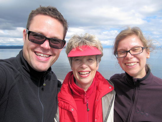 Auch am Lake Taupo hatten wir viel Spaß.