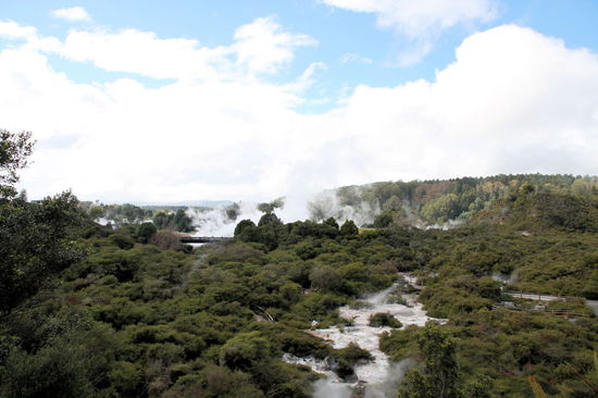 Blick über das Gelände.