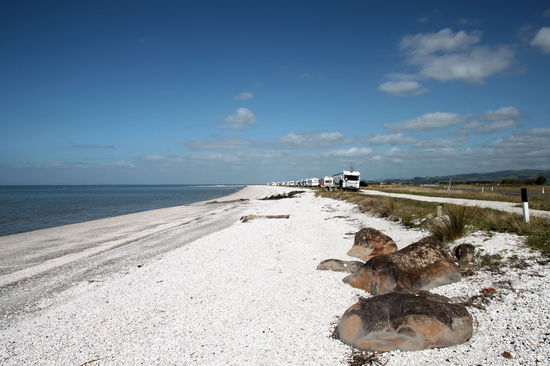 Leider waren wir nicht ganz so allein wie es auf dem vorhergehenden Bild scheint.