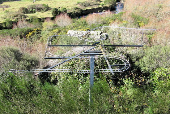 Nach anfänglicher Konfusion fanden wir den kurzen Fußweg zum lookout auf die 'Raurimu Spiral'. Direkt vorm lookout befindet sich zum besseren Verständnis ein Modell der Eisenbahnspirale.