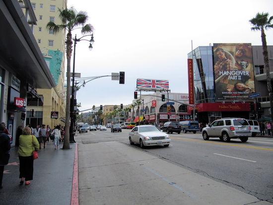 Der Hollywood Boulevard.