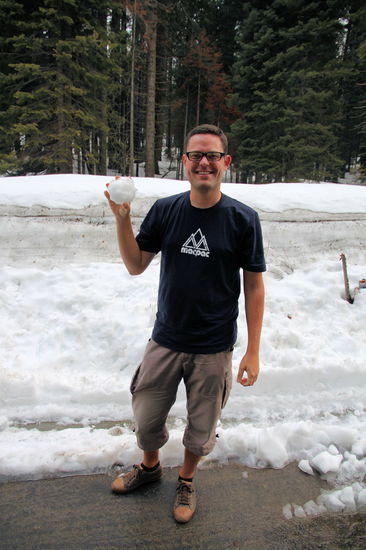 Mein Schneeball war natürlich größer und schöner! 