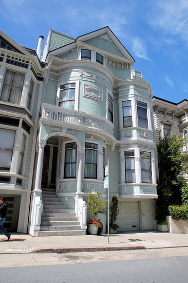 Schöne alte Häuser.