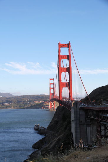 Ein letzter Blick auf die Golden Gate Bridge bevor wir weiter nach Norden fuhren.