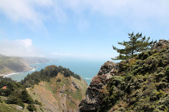 Ausblick am Muir Beach Overlook.