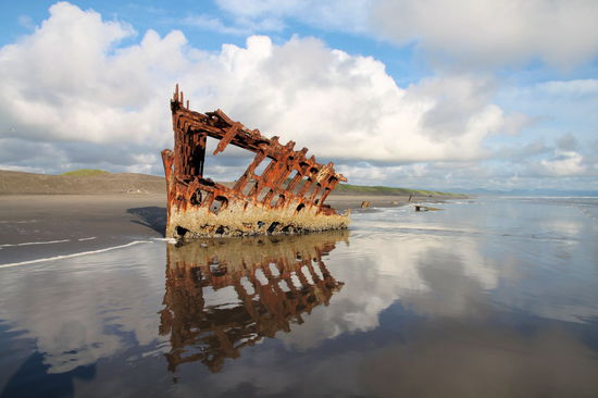 Endlich ohne störende Menschen. 