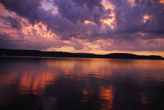 Sonnenuntergang in Munising