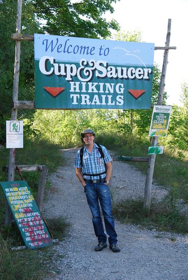 Los gehts xum Cup &amp; Saucer Trail: ein kleiner 12 km Spaziergang...