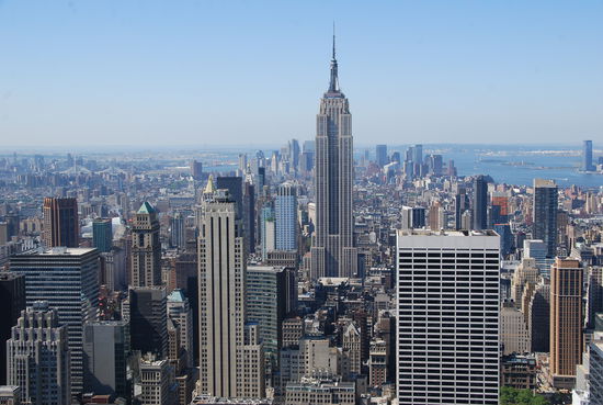 Ausblick vom Rockefeller-Center