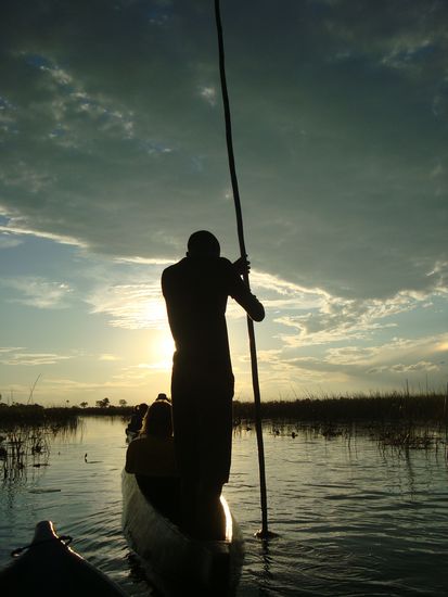 okavanga delta - sunset cruise