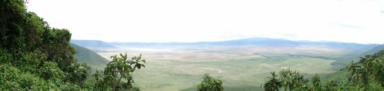 ngorogoro krater - aussicht vom basis camp