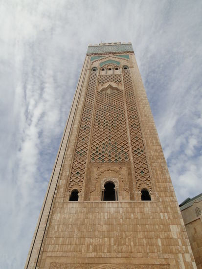 casabanca - grösste moschee von marokko und von ganz afrika...