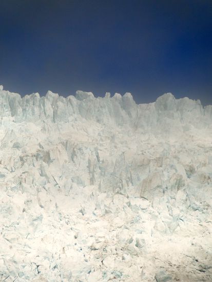 nahaufnahme franz josef gletscher