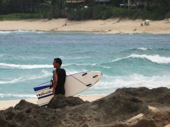 north shore - pipeline - gebrochenes board gehört dazu