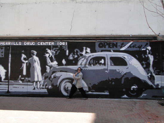 mission district - der typ bestand drauf, auch auf dem photo zu sein