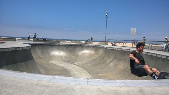 venice beach - skate park direkt am strand
