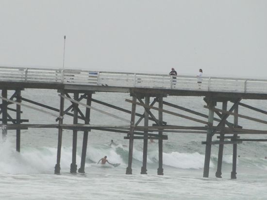 surfen am pier