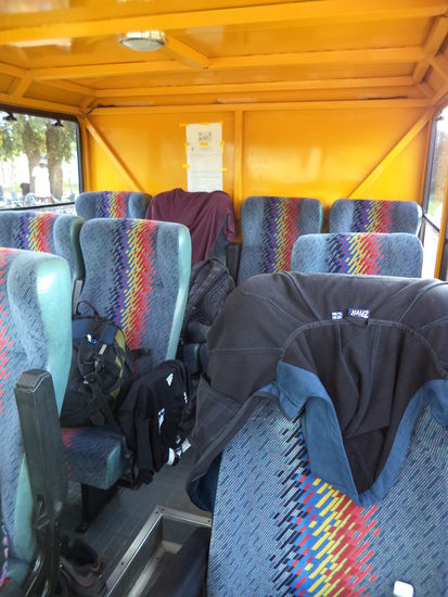 kleiner truck - von innen