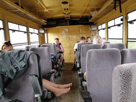 grosser lastwagen - innen