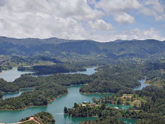 himmlische aussicht von oben