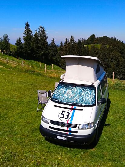 die neuste errungenschaft und frischeste buddy &amp; reise option: vw bus t4