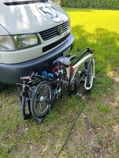 darf ich ebenfalls vorstellen? unsere zwei birdies faltbikes