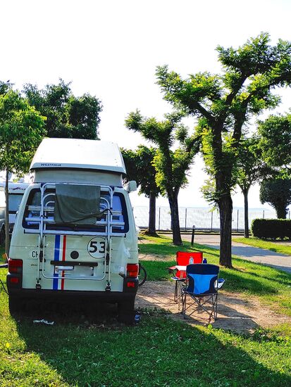 peschiera del garda - herbie mit seeblick