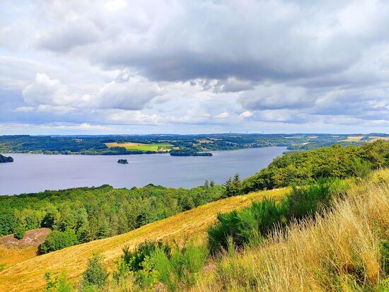 himmelbjerge - ausblick vom höchsten punkt dänemarks