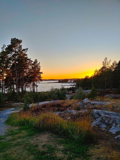 sonnenuntergan in duse udde