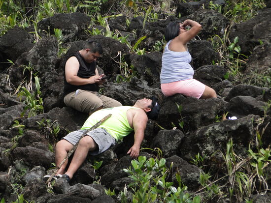 ...scheint für gewisse besucher sehr anstrengend gewesen zu sein