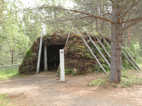 Rentier Unterstand im Siide Museum