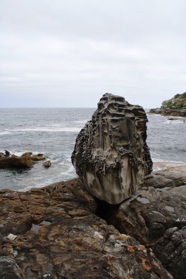 die kleine "Great Ocean Road" Richtung Bronte hatte auch ein paar interessante Felsen zu bieten