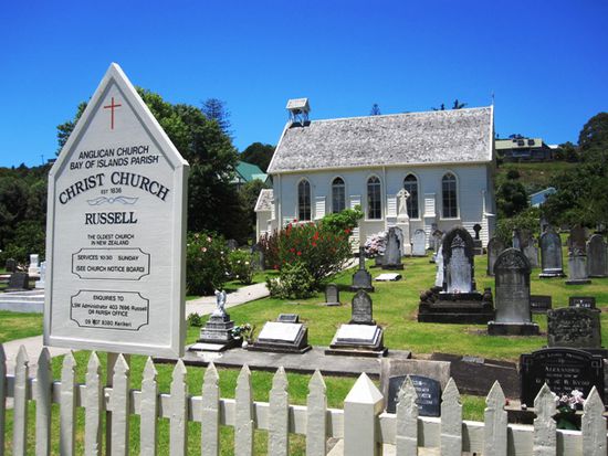 Die älteste Kirche Neuseelands
