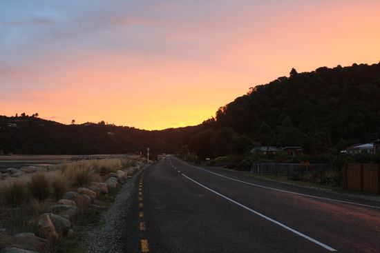 abends hat die Sonne dann doch noch mal ein paar glühende Strahlen geschickt...
