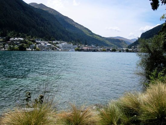 Blick auf Queenstown