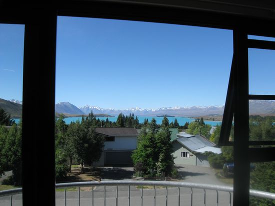 Der Blick aus unserem Zimmer. Atemberaubend!