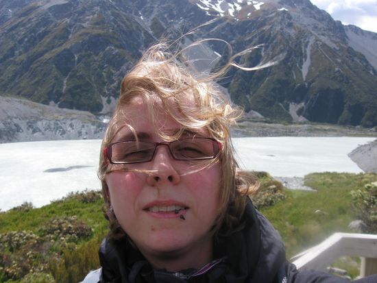 Jaja, windig war's am Kea Point