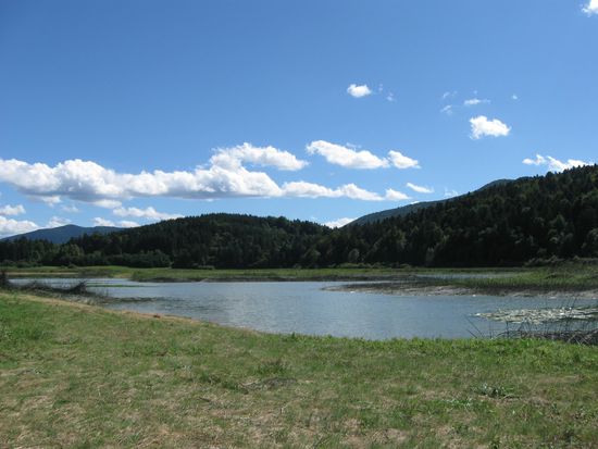 Cerknica See mit Wasser