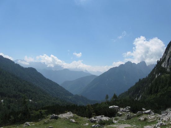 Ausblick vom Vrsic Pass