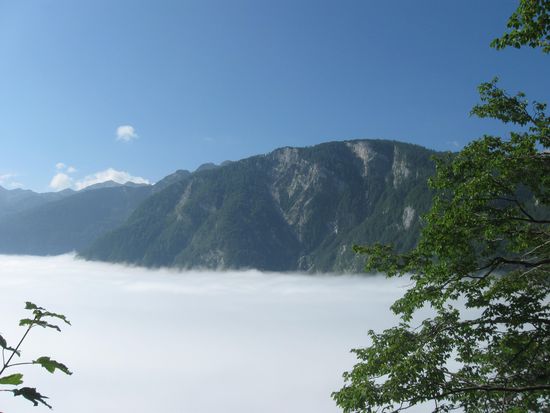 Berg über Wolkenmeer