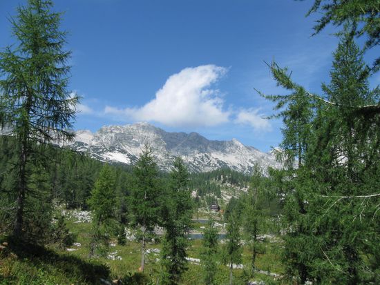 Die erste Hütte an 2 Seen